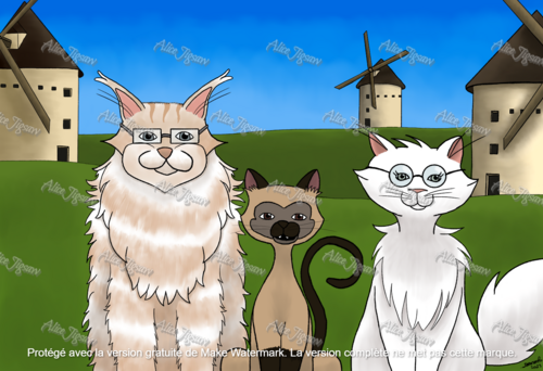 [GIFT] - Les cousins Moulin en chats