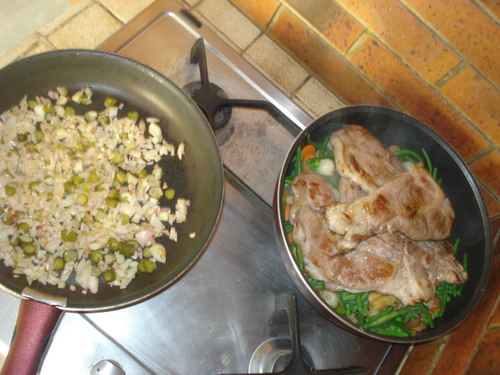 Des Côtes de Porc aux Echalotes et Cornichons