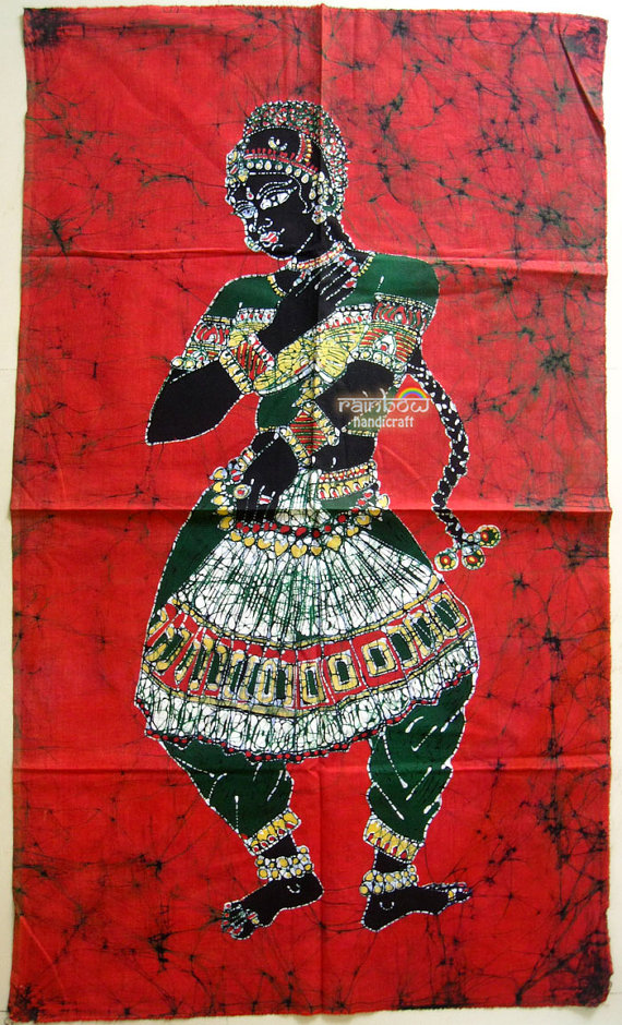 Batik Bharatanatyam dancer from RAINBOW HANDICRAFT