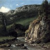 Gustave Courbet - Stream in the Jura Mountains (The Torrent) 1872