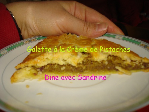 Une Galette des Rois Poire Chocolat