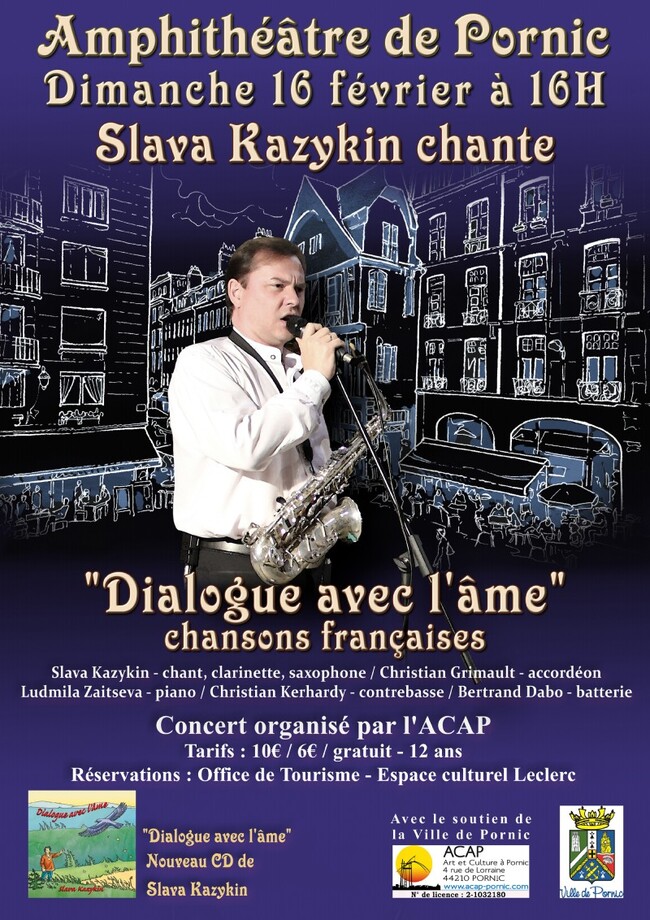 Slava KAZYKIN en concert à Pornic