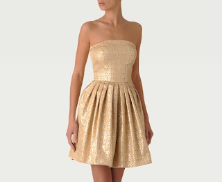 robe bustier beige