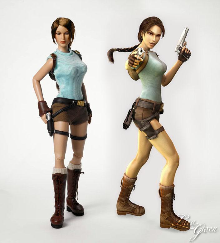 Comparaison à Lara Croft - Creations Tomb Raider