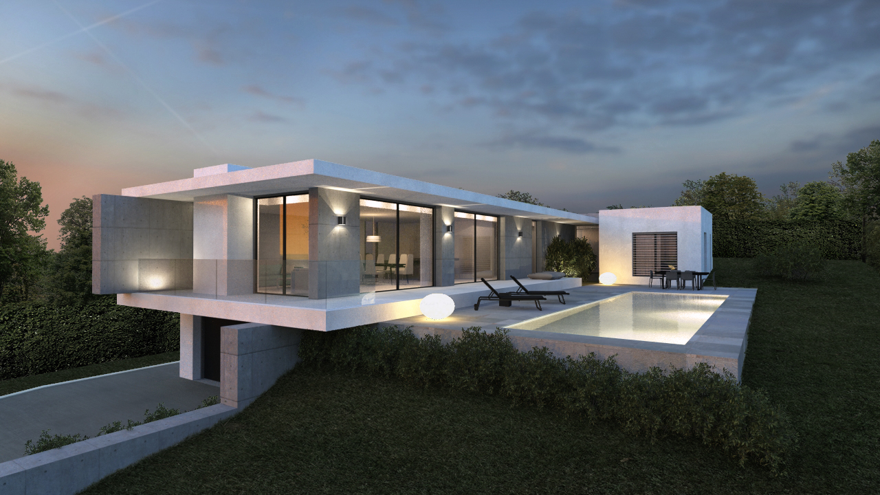 Maison contemporaine gianni fasciani
