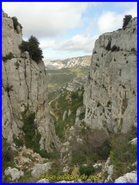 Calanques, cheminée de Guillermin, cirque de Mestralet