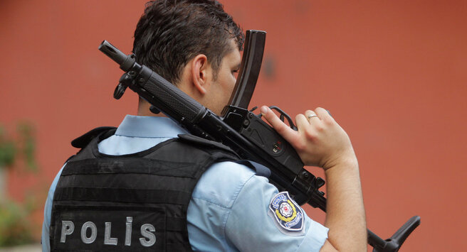 la police à Istanbul