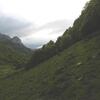 Montée vers la forêt sur l'itinéraire du col de Lagréou