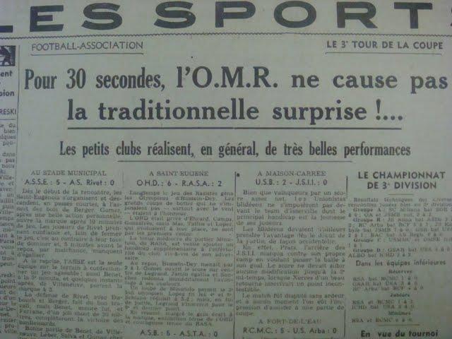 3? tour Coupe MCA-OMR 2-2 ?ejouer