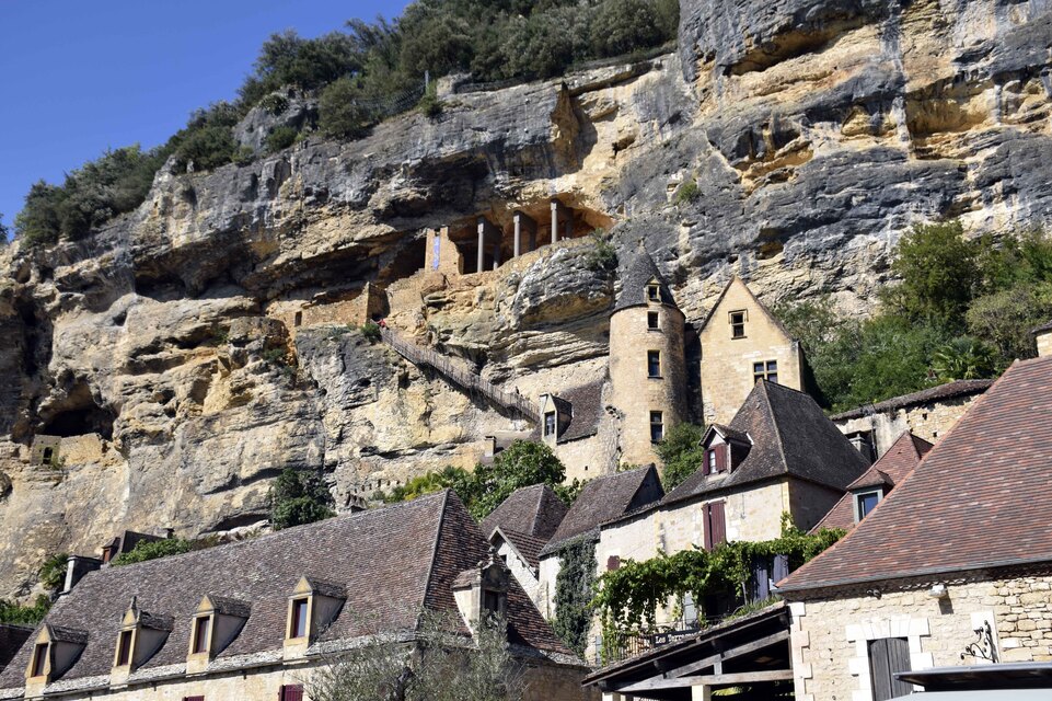 J14 - Périgord - Vallée de la Dordogne - La Roque Gageac - Le fort troglodyte