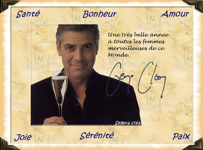 Voeux de Georges Clooney