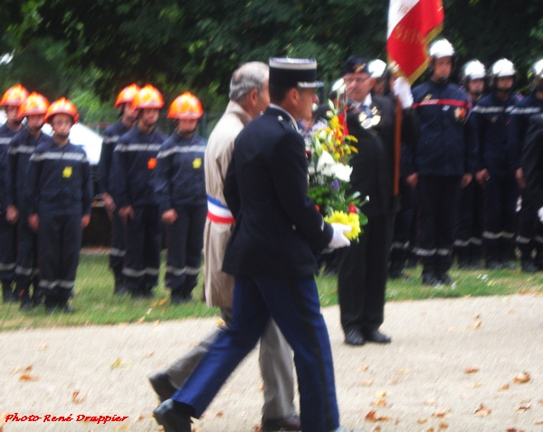 René Drappier a assisté aux cérémonies en hommage à la Libération de notre territoire : à Villotte, Maisey et Châtillon sur Seine