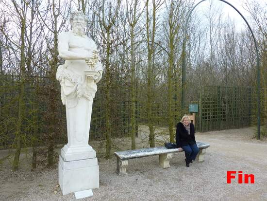 Visite rapide des jardins de Versailles.