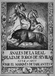 Anales de la plaza de toros de Sevilla 1730-1835 - portada