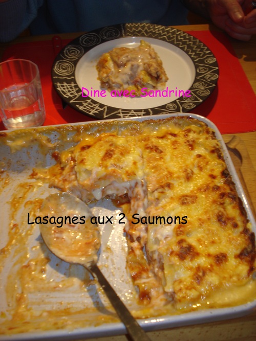 Des Lasagnes aux Deux Saumons