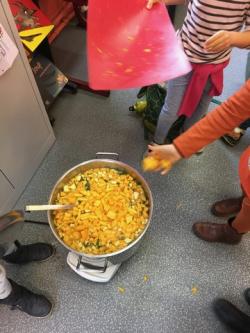 Notre soupe avec nos légumes