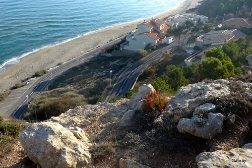 Leucate : la falaise en fin d'année 2015 ... n 2