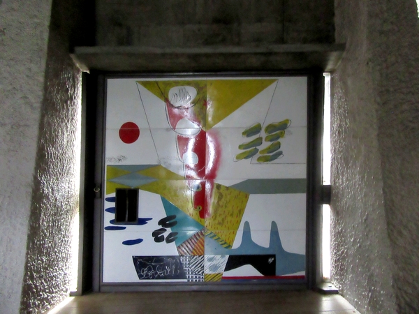 La chapelle  Notre Dame du Haut à Ronchamp, œuvre de Le Corbusier