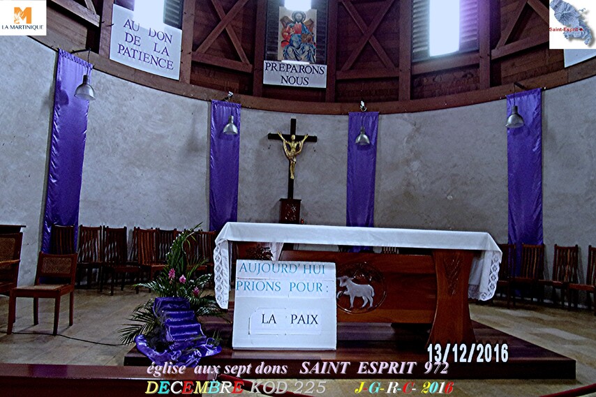 Eglise aux sept dons. 2/3  SAINT ESPRIT   MARTINIQUE    D 05/02/2017   