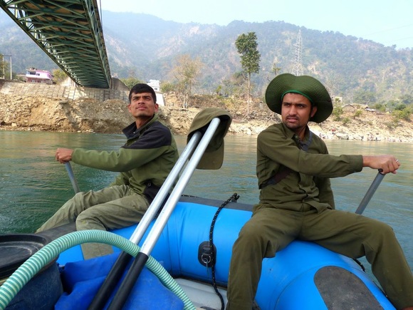 après le safari, le rafting