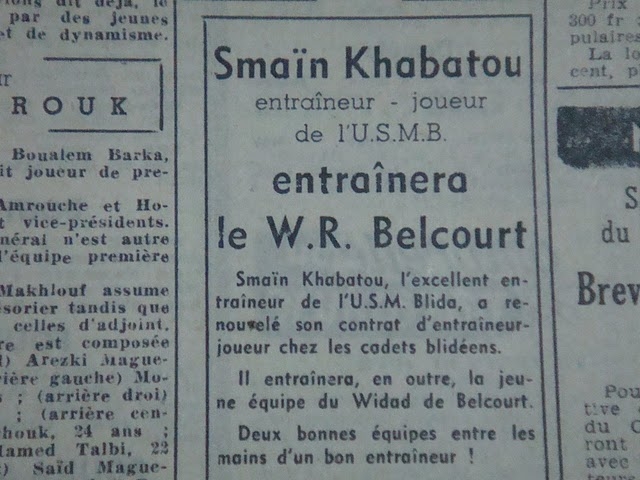 Khabatou entrain l'USMB et le WR Belcourt