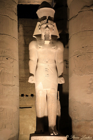 Le temple d'Amon à Louxor, Thèbes, Egypte