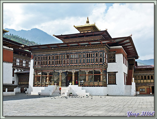 Blog de images-du-pays-des-ours : Images du Pays des Ours (et d'ailleurs ...), Le Monastère forteresse de Thimphu: Tashichoedzong (Tashichhodzong) - Bhoutan