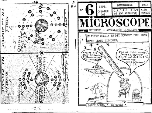 Microscope N°6 magnetisme astronomie et vie E.T intelligente