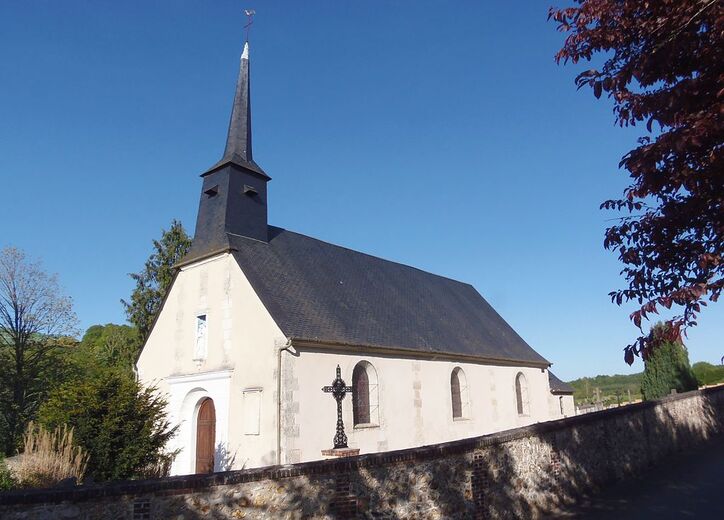 L'église Saint-Ouen de La Vespière.