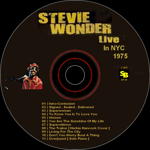 Stevie Wonder : CD " Live In NYC 1975 " SB Records DP 49 [ FR ]