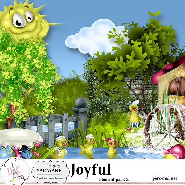 Joyful {PU elements 2} by Sarayane