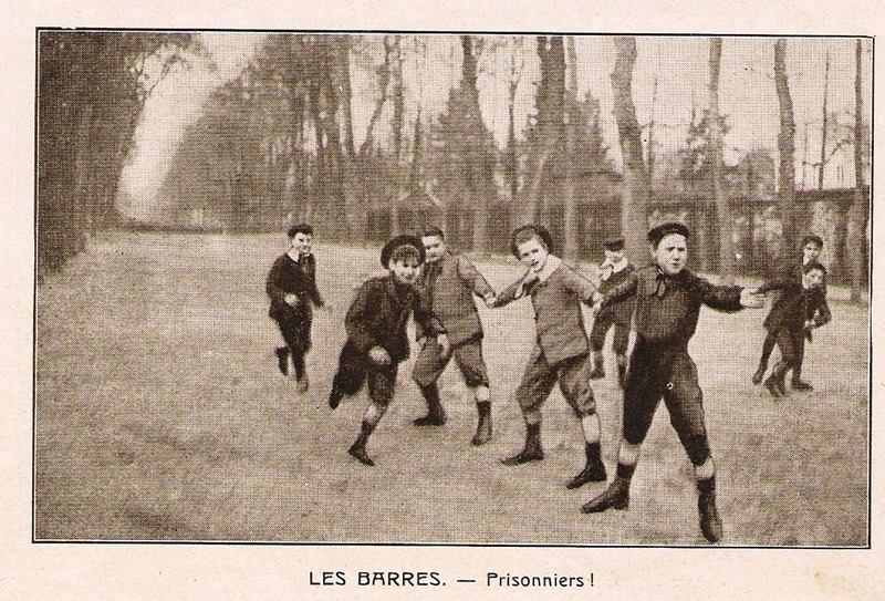 Jeux de garçons sous la IIIème République (Photos 1908)