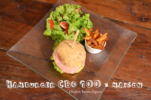 Hamburger CBO 100 % maison