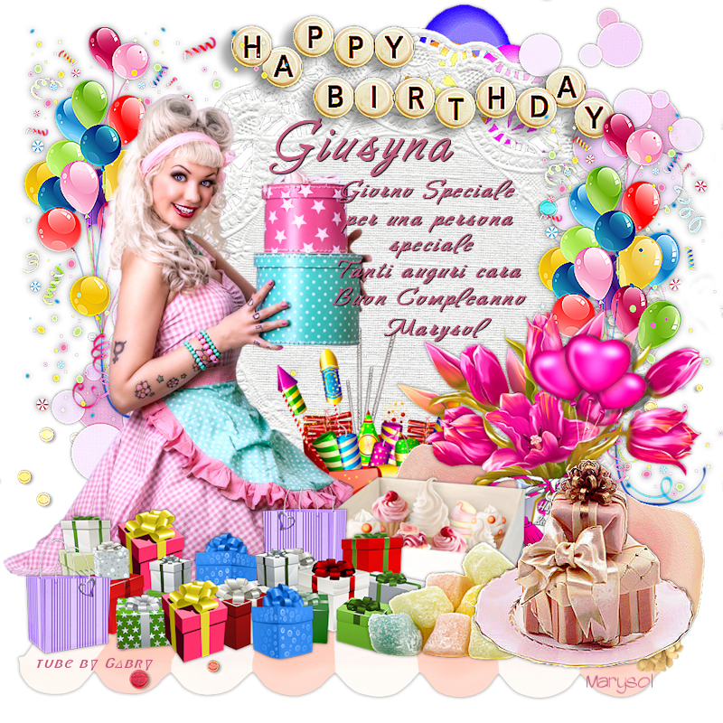 Compleanno Giusyna 31 Marzo COmpleanno-Marysol