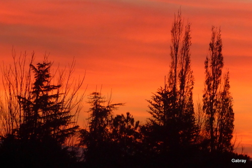 Ciel d'un soir en fin décembre...