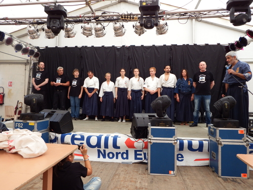 Entraînement (démonstration fête du Marais).