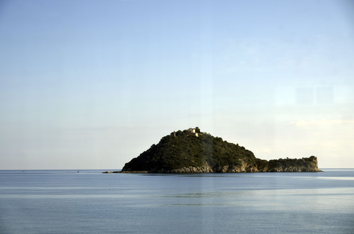 L'île d'Alberga entre San Remo et Savona