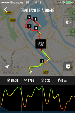 06/01/16: Sortie Run&Pouss 10km