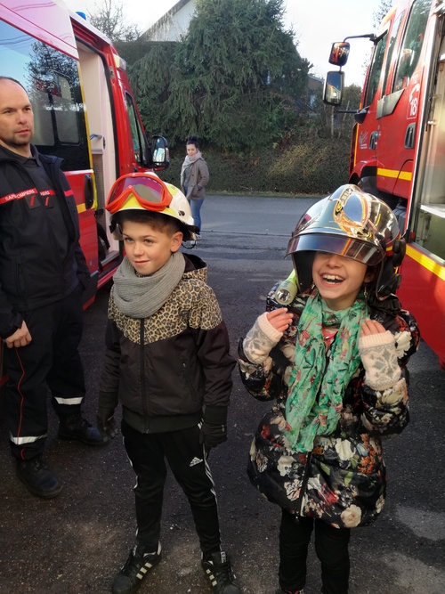 visite de la caserne des pompiers