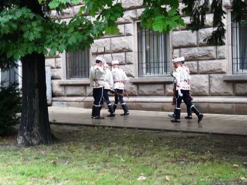 Sofia autour du palais préidentiel et de la rotonde Zaint Zeorzes (photos)