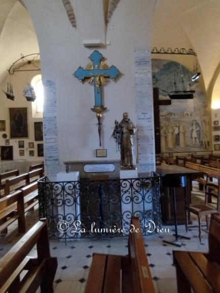 Antibes, la chapelle de la Garoupe