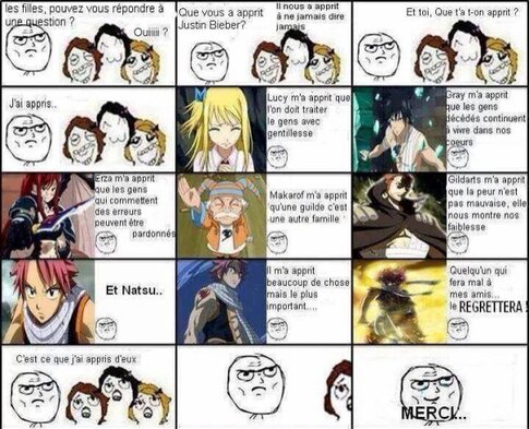 Fairy Tail m'a appris ....