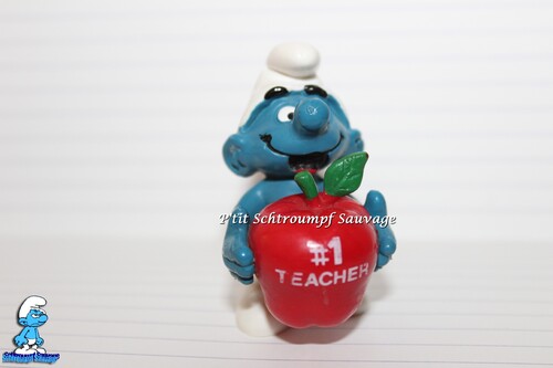 Promo : figurine Schtroumpf à la pomme #1 Teacher