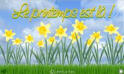 Aujourd''hui c'est le printemps!!!!!!!!!!