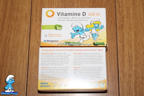 Vitamine D 400 IU Metagenics Schtroumpf