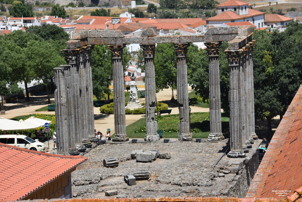 Temple romain d'Evora - Portugal 2017