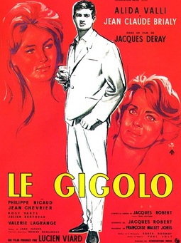 LE GIGOLO BOX OFFICE FRANCE 1960 AFFICHE DE YVES THOS