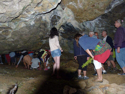 Visite surprise à la grotte à Baracan avec l'Office du Tourisme - 13 août 2013