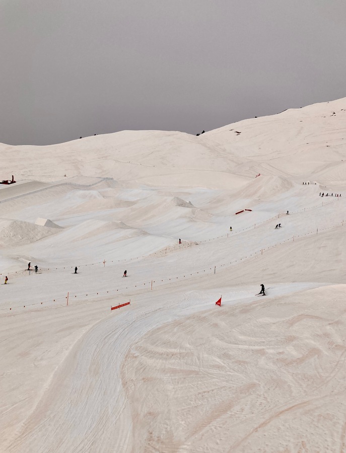 Ski sur sable et neige