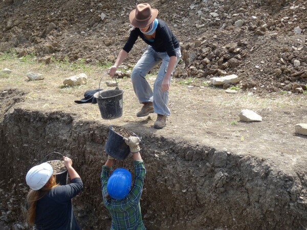 Les fouilles au Mont Lassois de Vix en 2015
